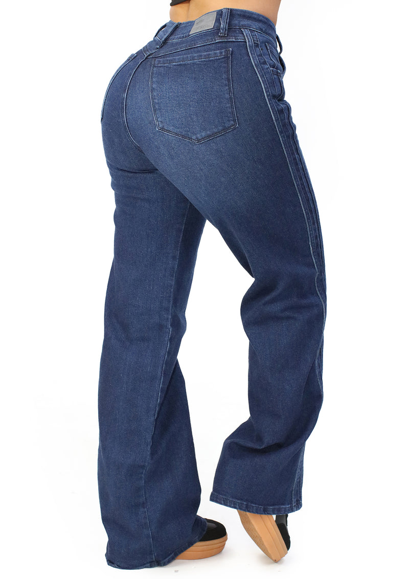 MRP21532 Dark Denim Straight Fit Jean by Maripily Rivera