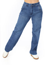 MRP21541 Medium Denim Flare Fit Jean by Maripily Rivera