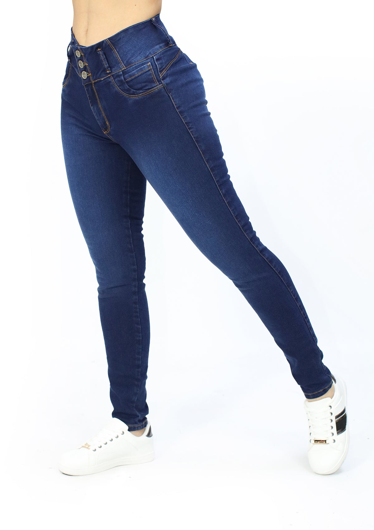 MRP-21546 Dark Denim Skinny Jean by Maripily Rivera