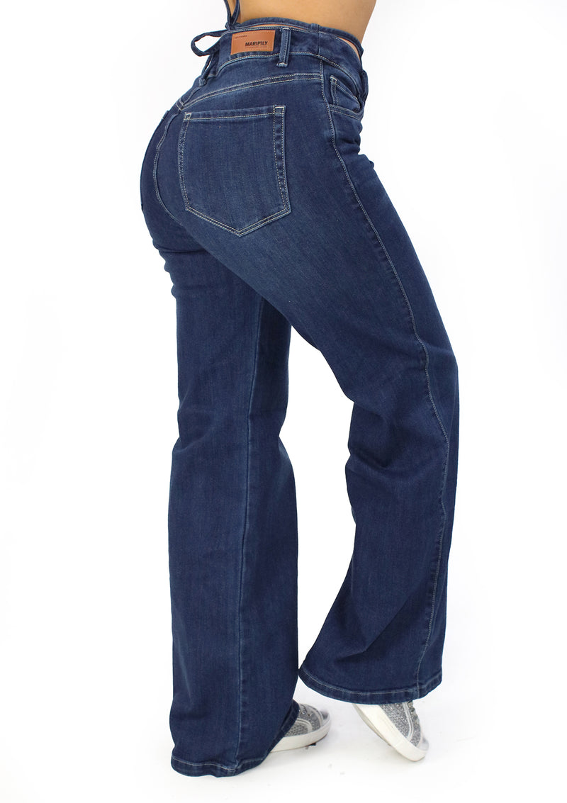 MRP21561 Dark Denim Straight Fit Jean by Maripily Rivera