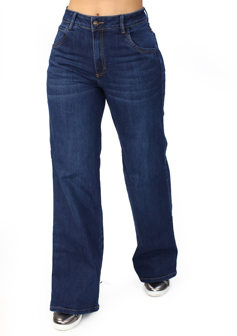 MRP21563D Dark Denim Straight Fit Jean by Maripily Rivera