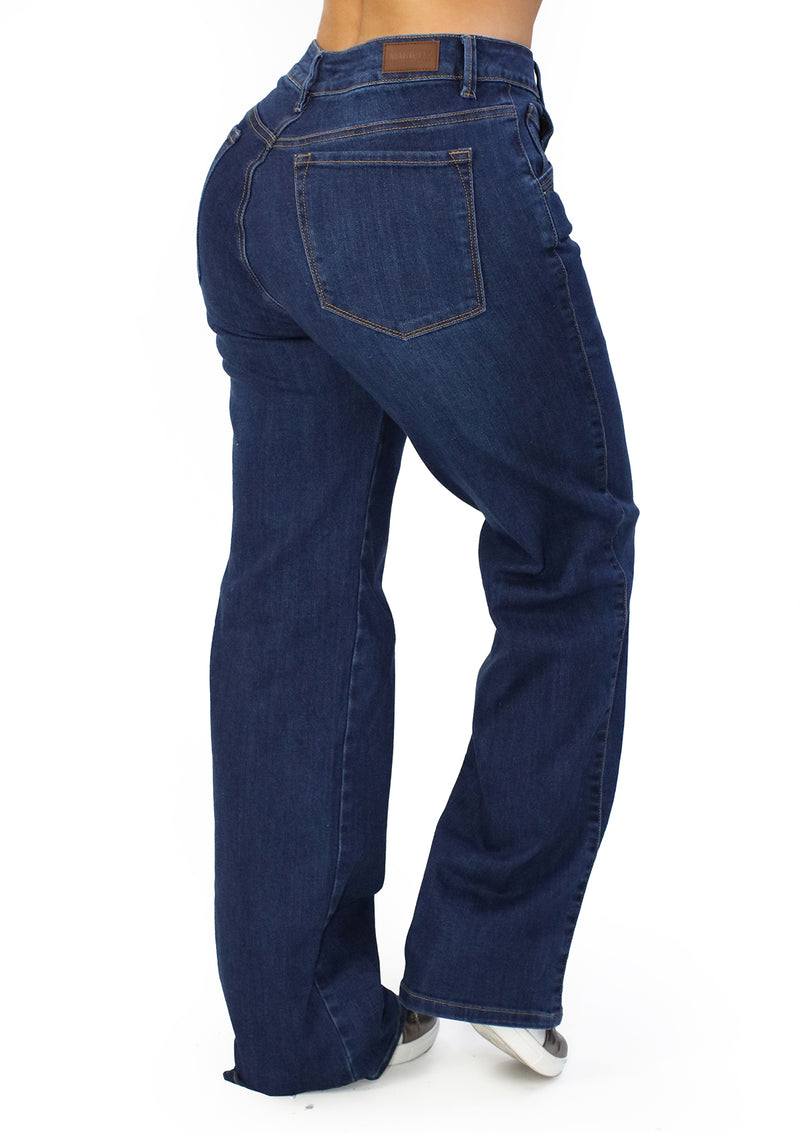 MRP21563D Dark Denim Straight Fit Jean by Maripily Rivera