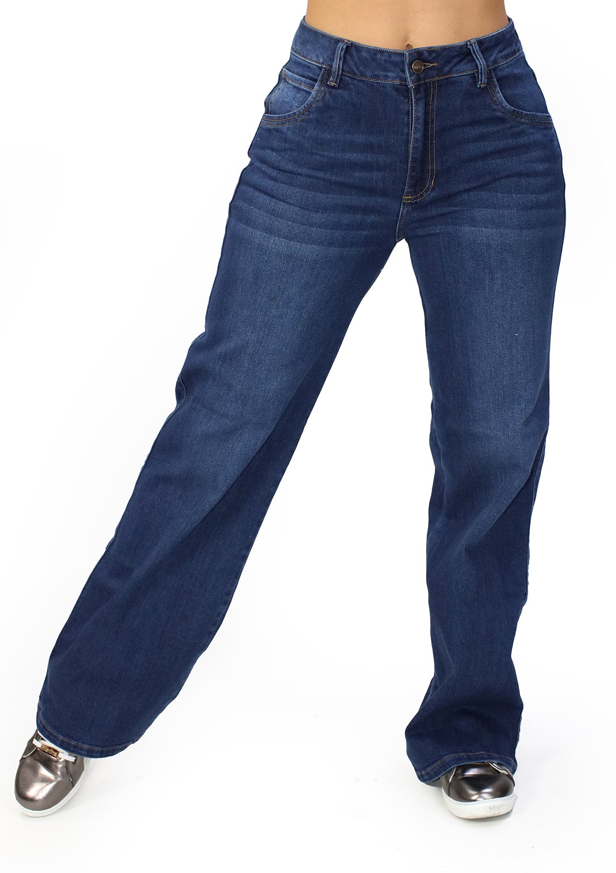 MRP-21563-M Medium Denim Straight Fit Jean by Maripily Rivera