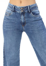 MRP21564 Medium Denim Straight Fit Jean by Maripily Rivera