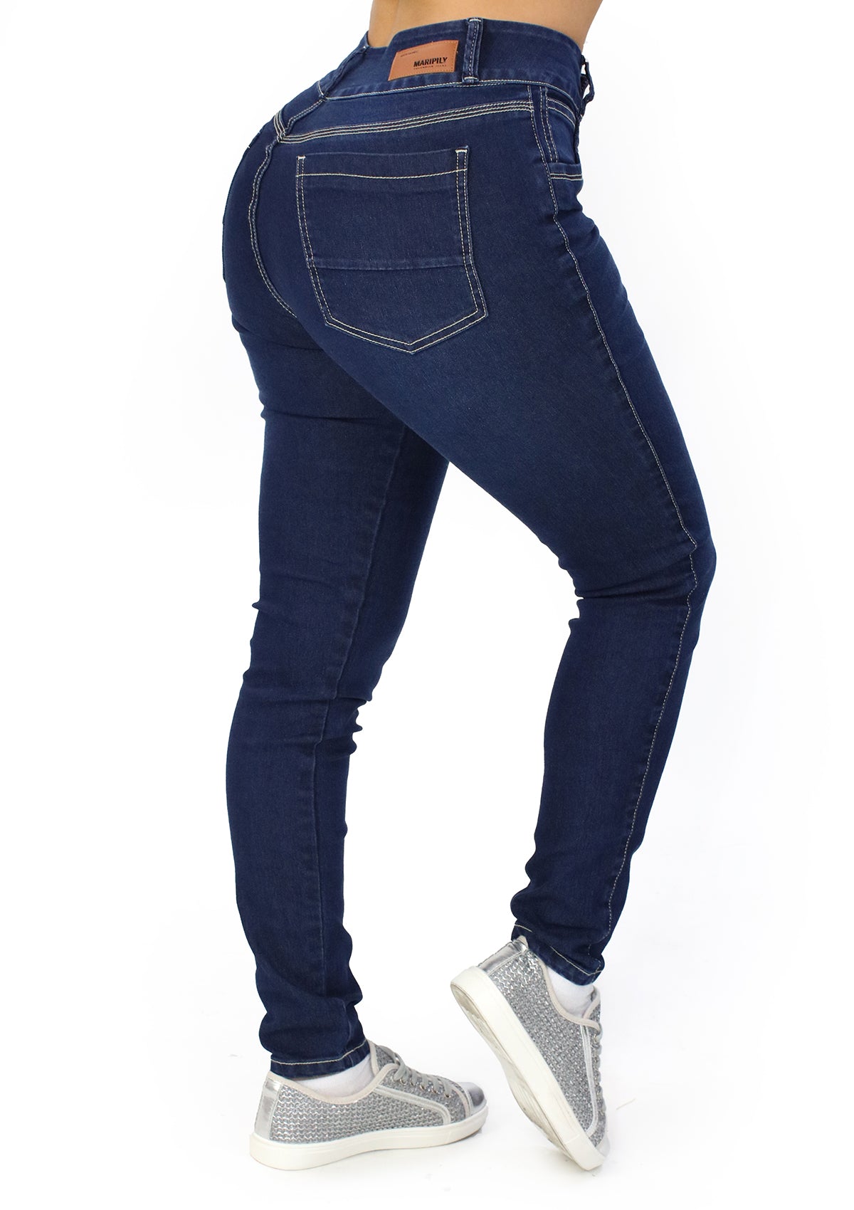 MRP-21565 Dark Denim Skinny Jean by Maripily Rivera