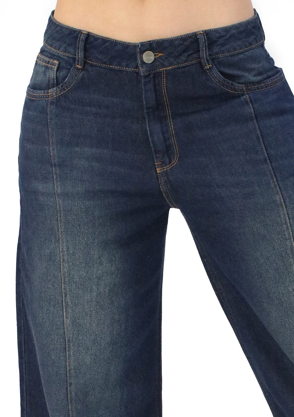 MRP-21567 Dark Denim Straight Fit Jean by Maripily Rivera