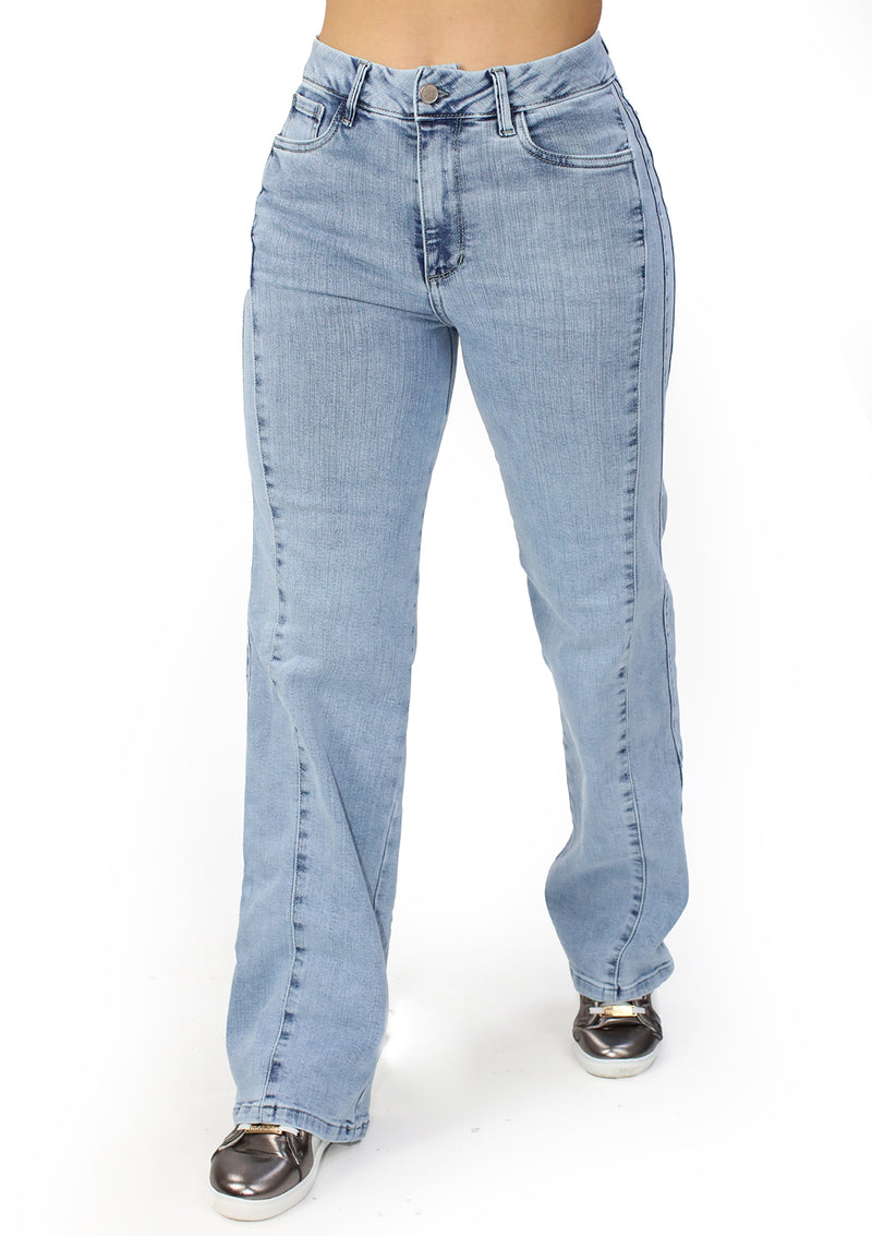 MRP21570 Light Denim Straight Fit Jean by Maripily Rivera