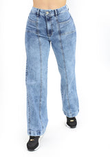 MRP21575 Light Denim Straight Fit Jean by Maripily Rivera