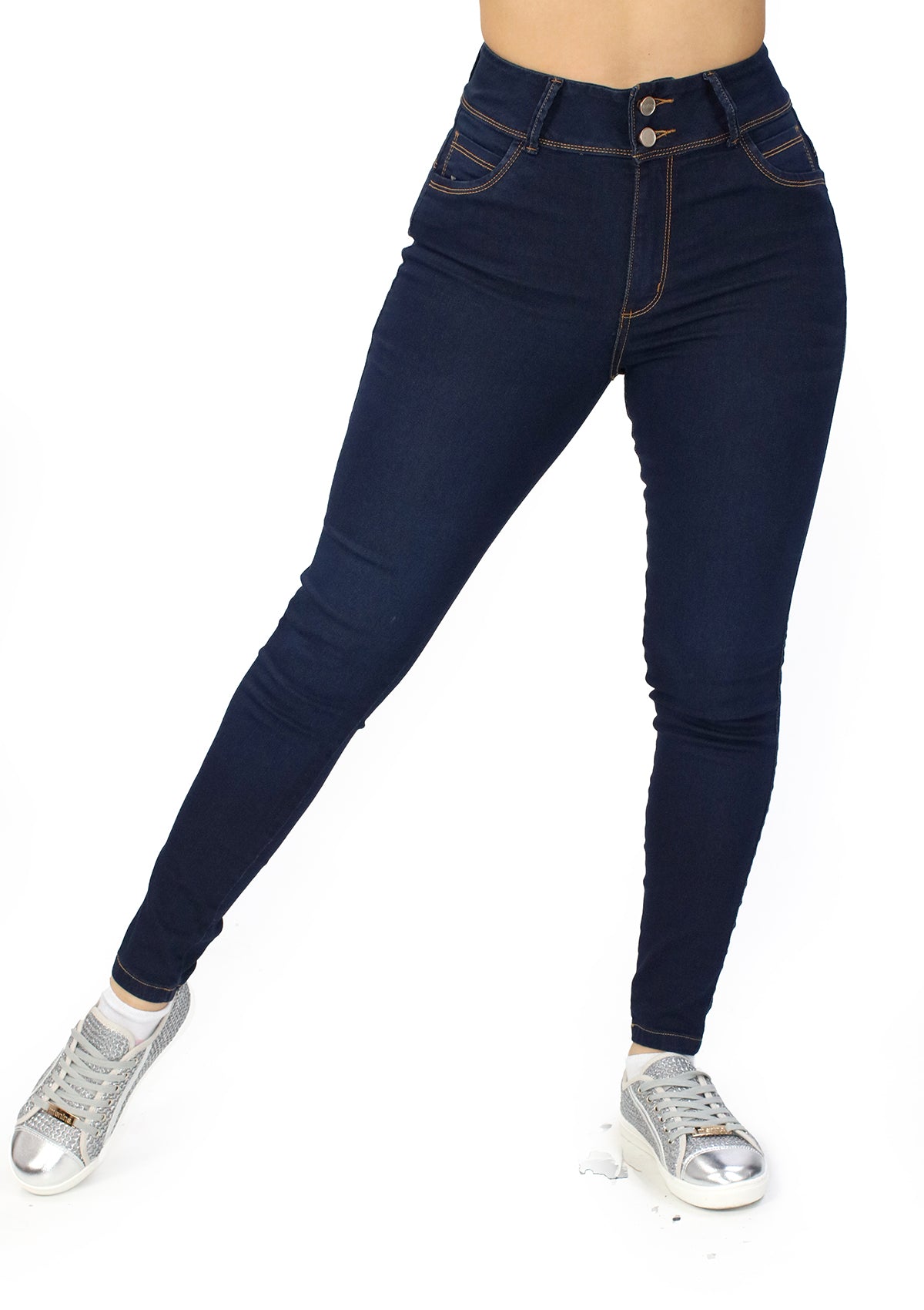 MRP-21584 Dark Denim Skinny Jean by Maripily Rivera