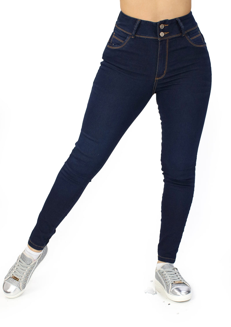 MRP21584 Dark Denim Skinny Jean by Maripily Rivera