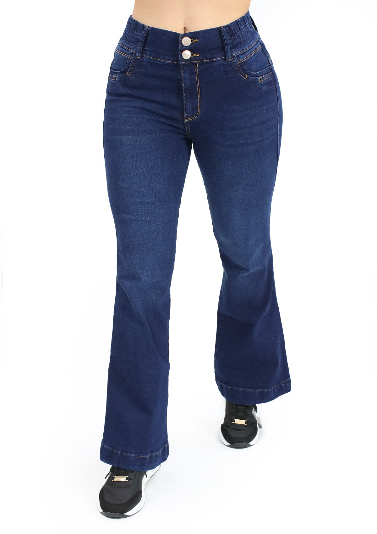 MRP-21586 Dark Denim Flare Fit Jean by Maripily Rivera