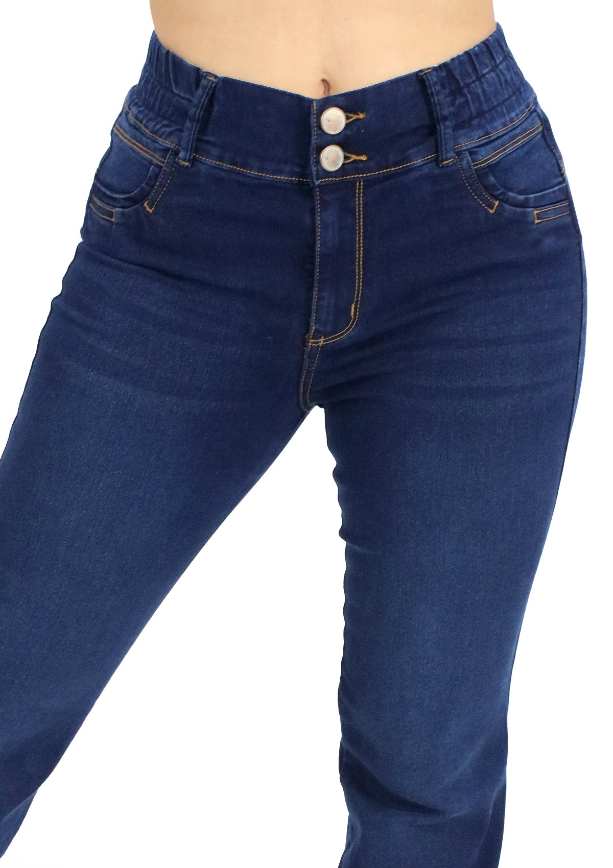 MRP-21586 Dark Denim Flare Fit Jean by Maripily Rivera