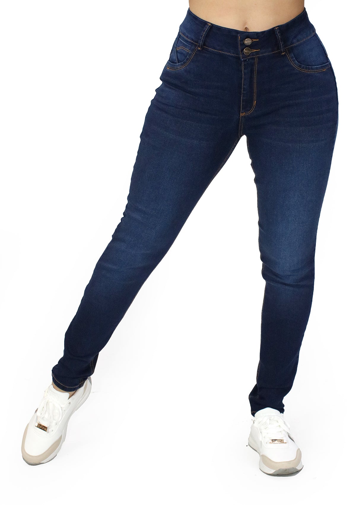 MRP-21596 Dark Denim Skinny Jean by Maripily Rivera