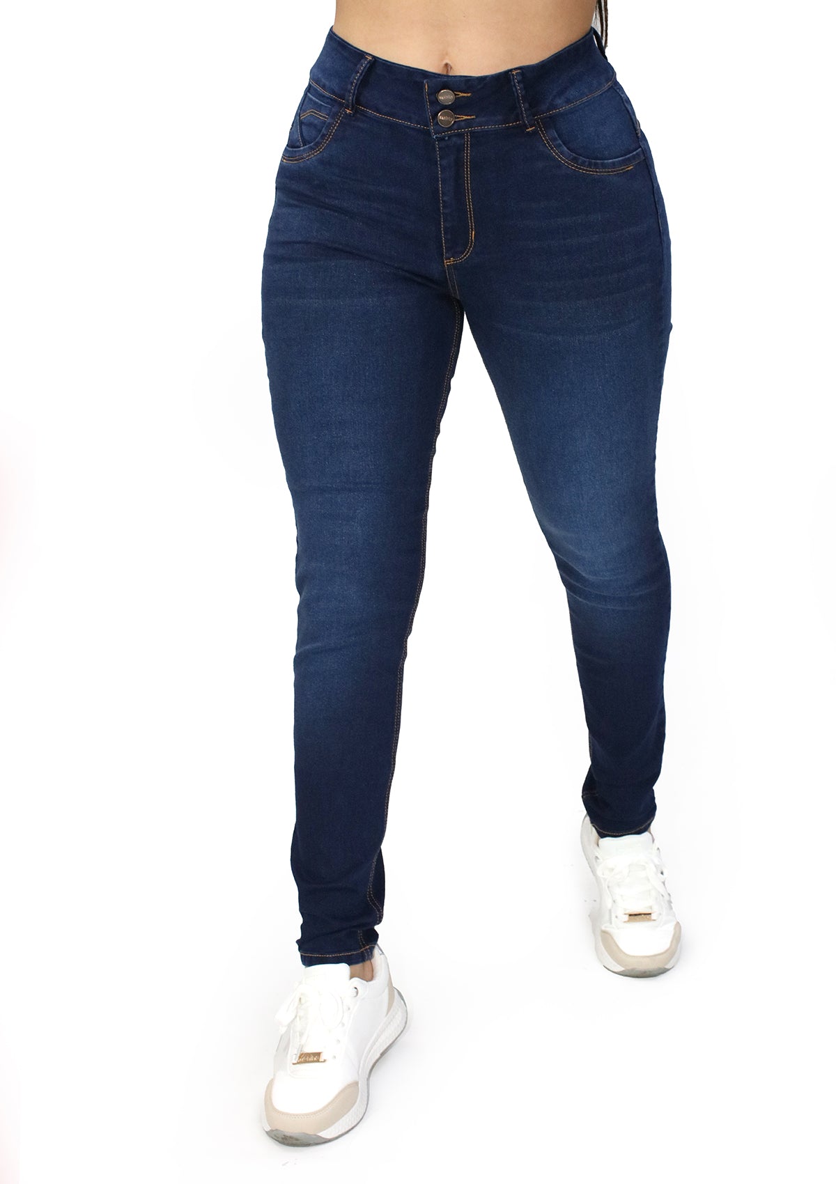 MRP-21596 Dark Denim Skinny Jean by Maripily Rivera