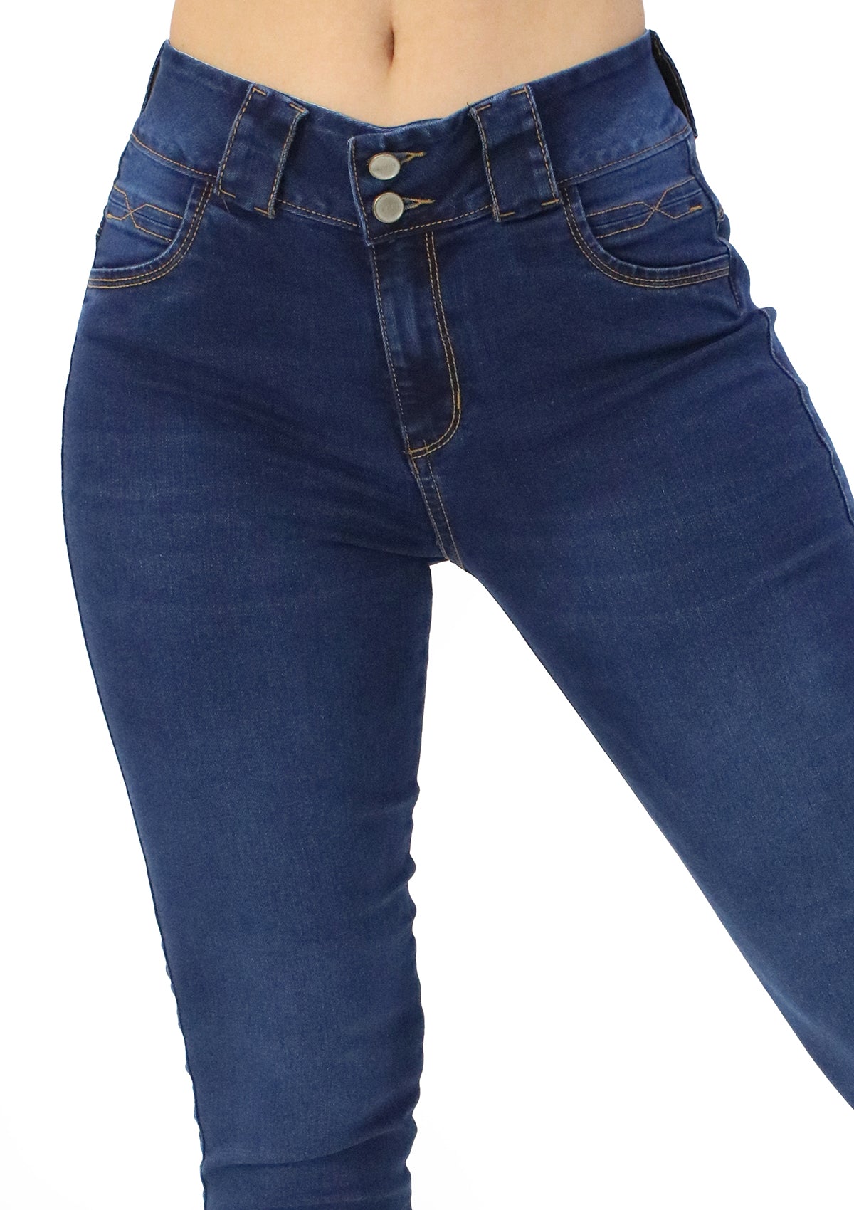 MRP-21597 Dark Denim Skinny Jean by Maripily Rivera