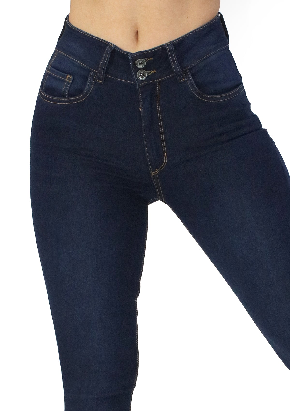 MRP-21600-D Dark Denim Skinny Jean by Maripily Rivera