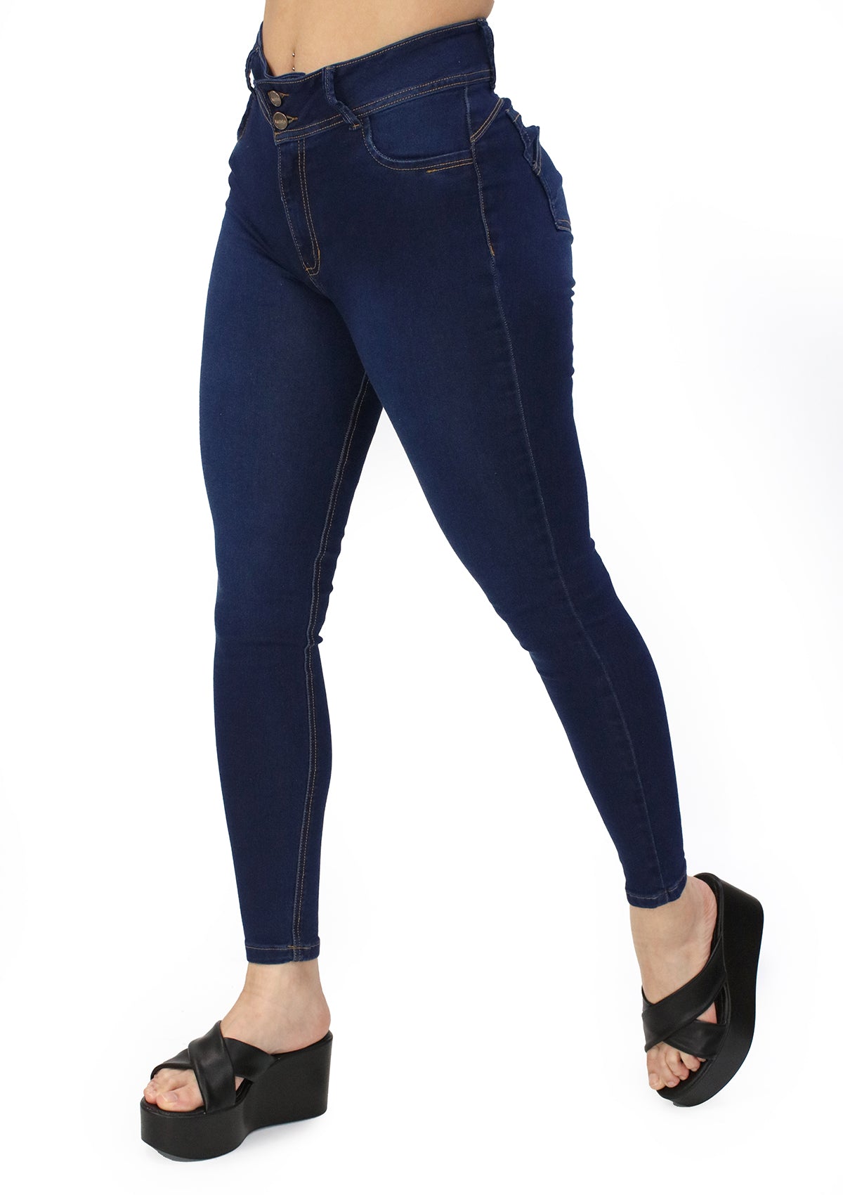 MRP-21601 Dark Denim Tobillero Jean by Maripily Rivera