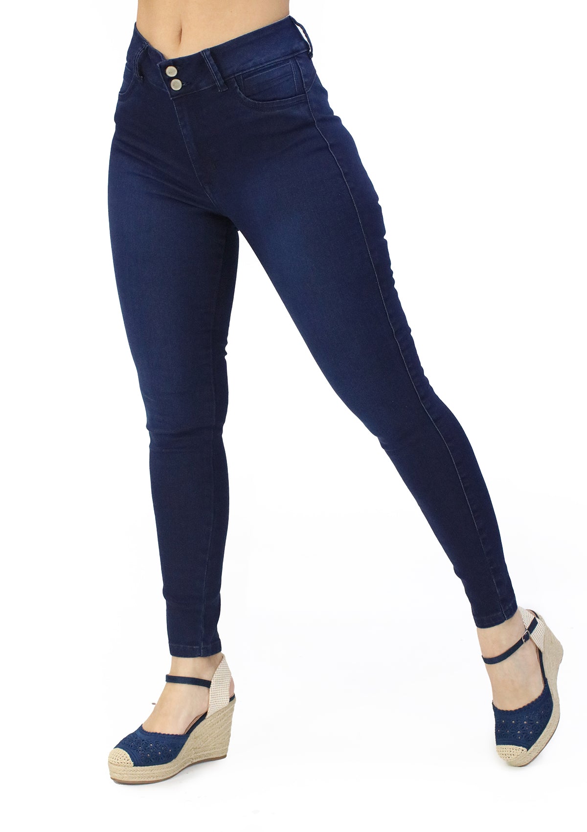 MRP-21604 Dark Denim Tobillero Jean by Maripily Rivera