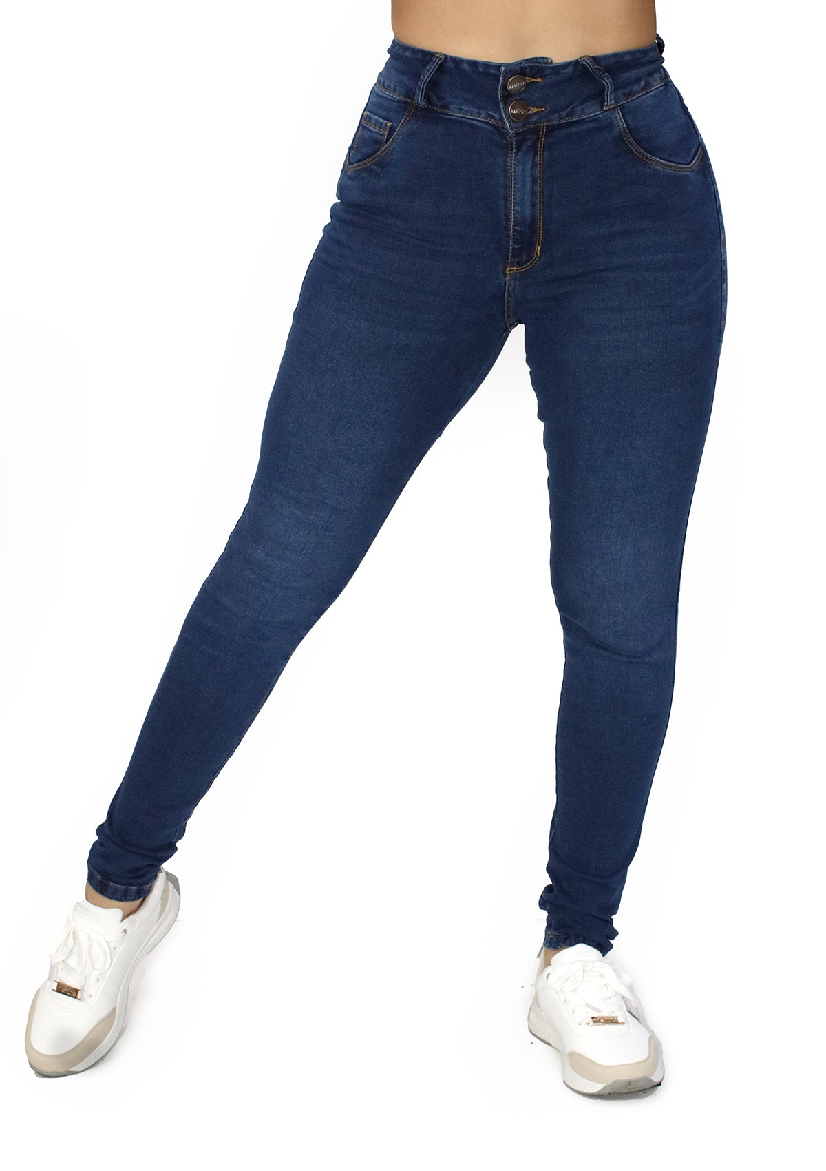 MRP-21607 Dark Denim Skinny Jean by Maripily Rivera
