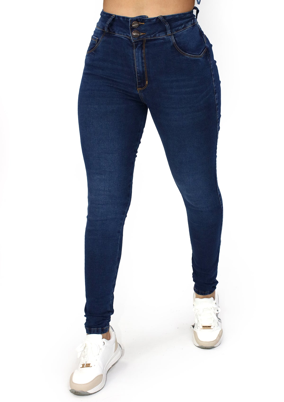 MRP-21607 Dark Denim Skinny Jean by Maripily Rivera