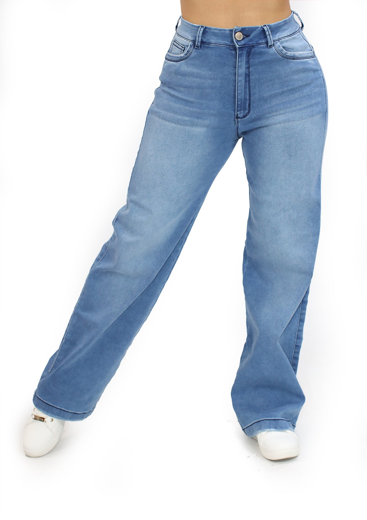 MRP-21634 Light Denim Straight Fit Jean by Maripily Rivera