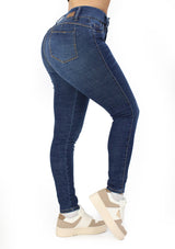 MRP-21635 Medium Denim Tobillero Jean by Maripily Rivera