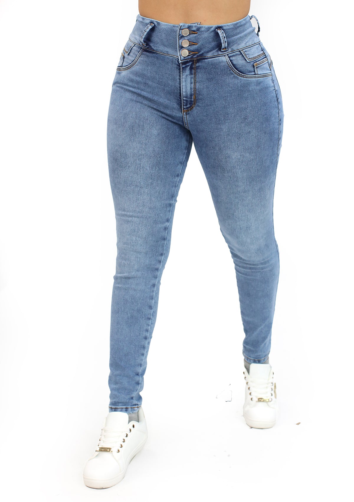 MRP-21637 Light Denim Tobillero Jean by Maripily Rivera