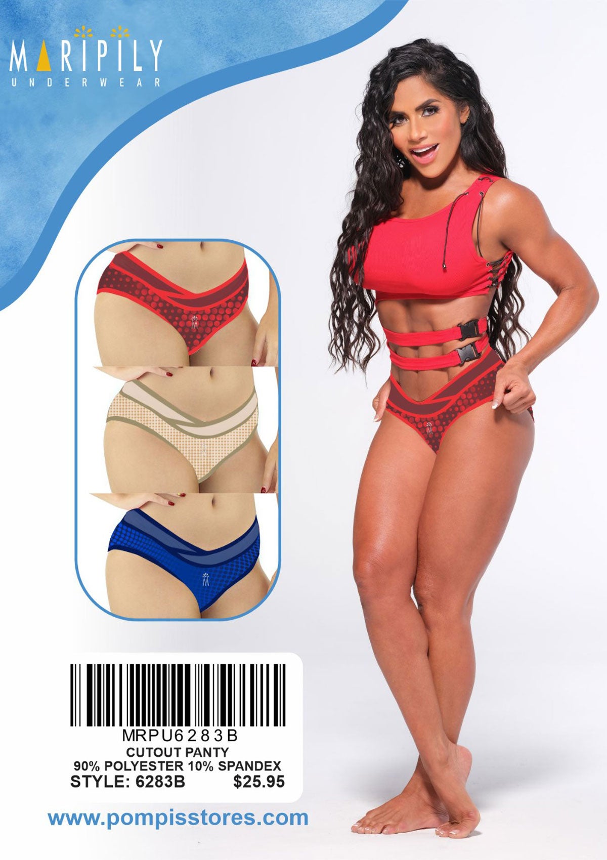 MRP-U6283-B Cutout Panty by Maripily