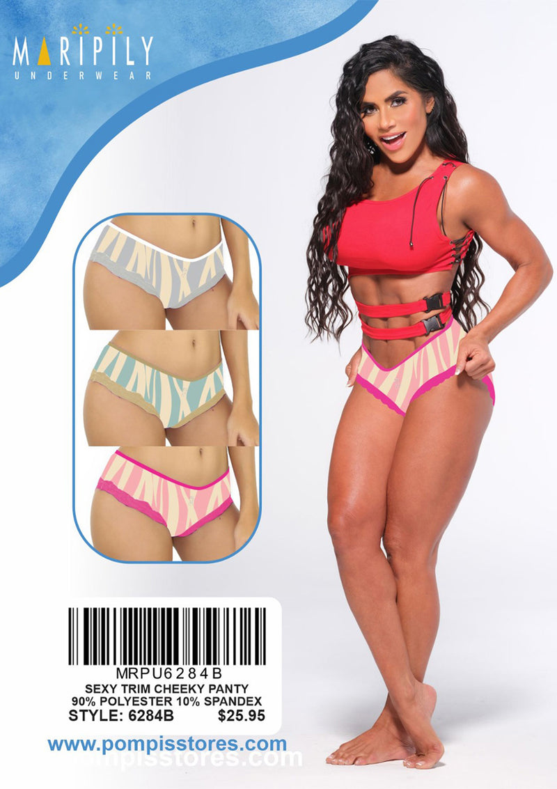 MRP-U6284B Sexy Trim Cheeky Panty by Maripily