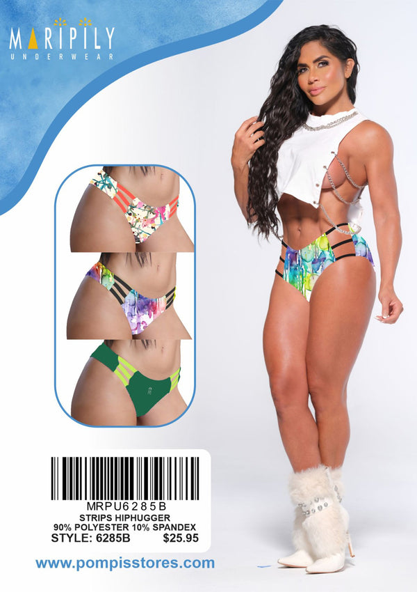 MRP-U6285-B Strips Hip Hugger by Maripily