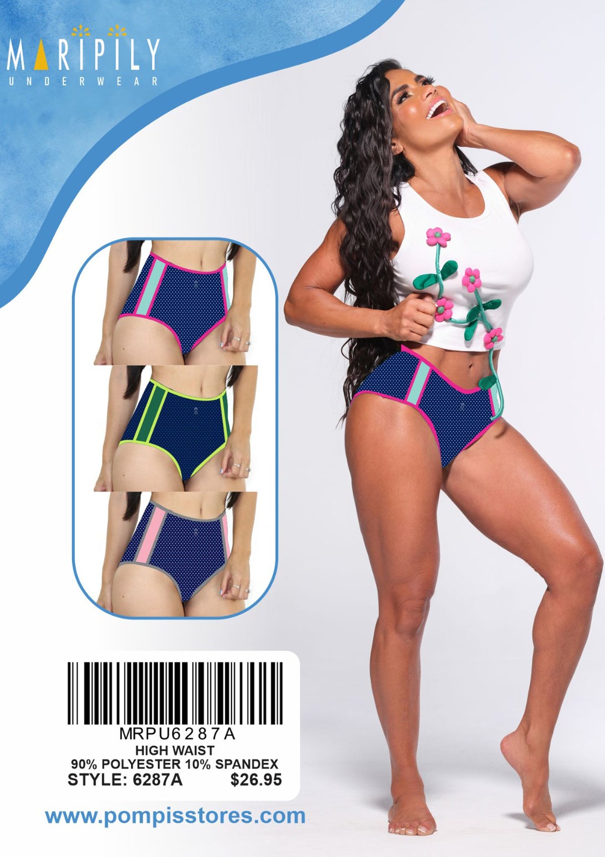 MRP-U6287-A High Waist Panty by Maripily