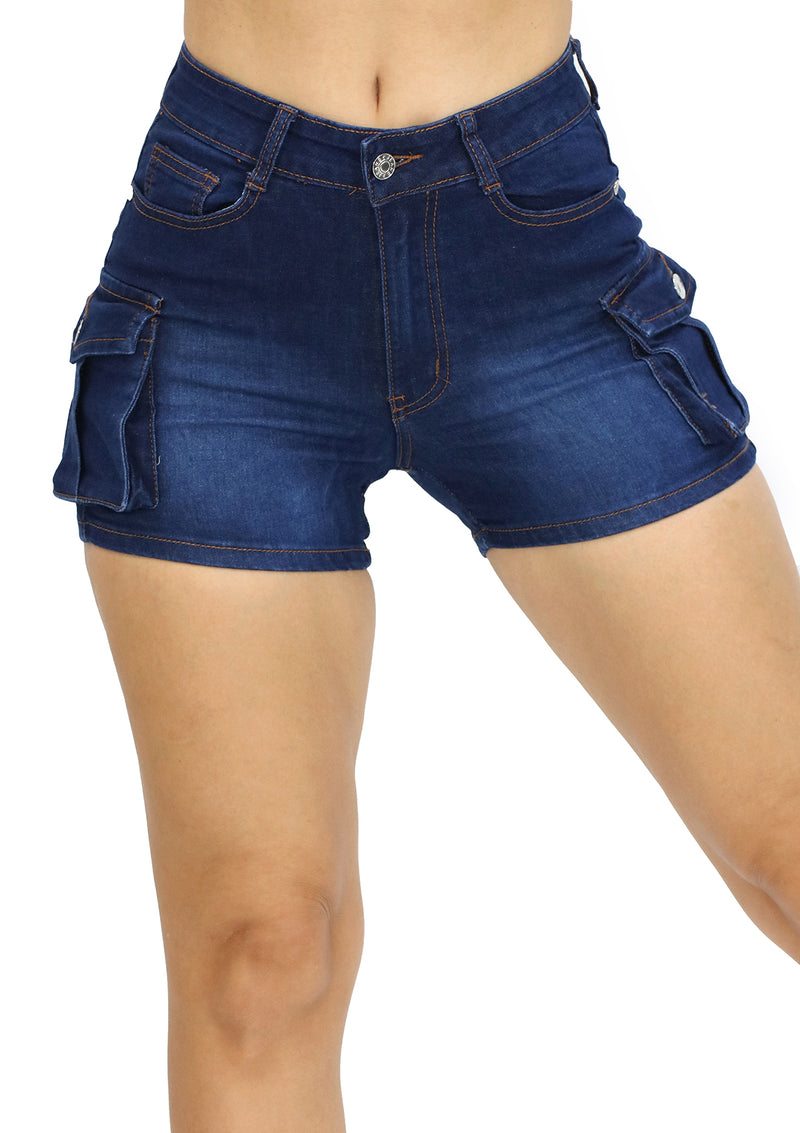 NDHS057 Dark Denim Short de Mujer