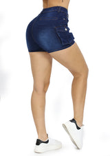 NDHS057 Dark Denim Short de Mujer