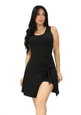 NE-51807 Black Tennis Romper Skort de Mujer