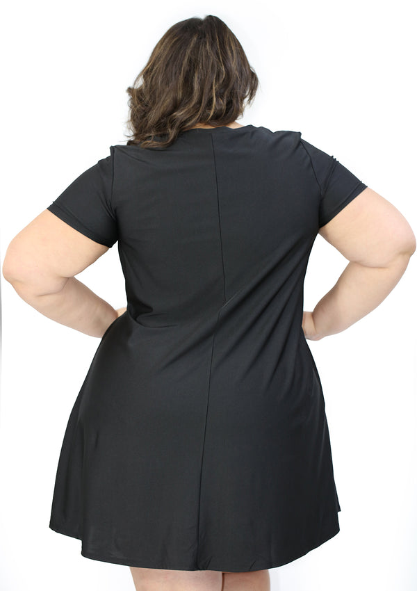 NYD1443PL Black Traje de Mujer Plus