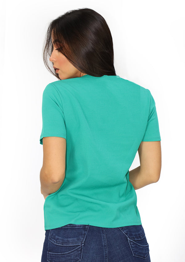 NYT1389F Green Blusa de Mujer
