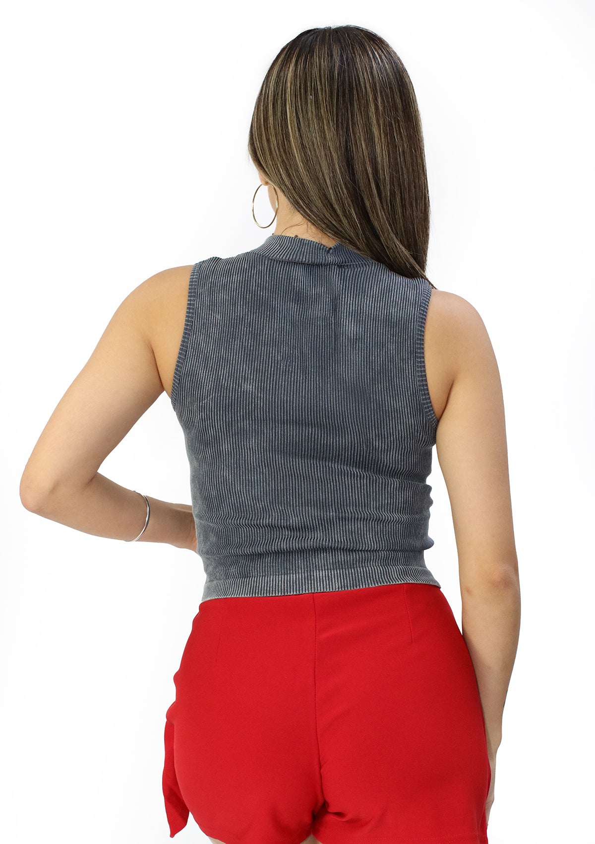 ON-TP-BASIC13 Grey Blusa de Mujer
