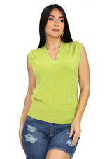 OT-1224823 Cyber Lime Blusa de Mujer