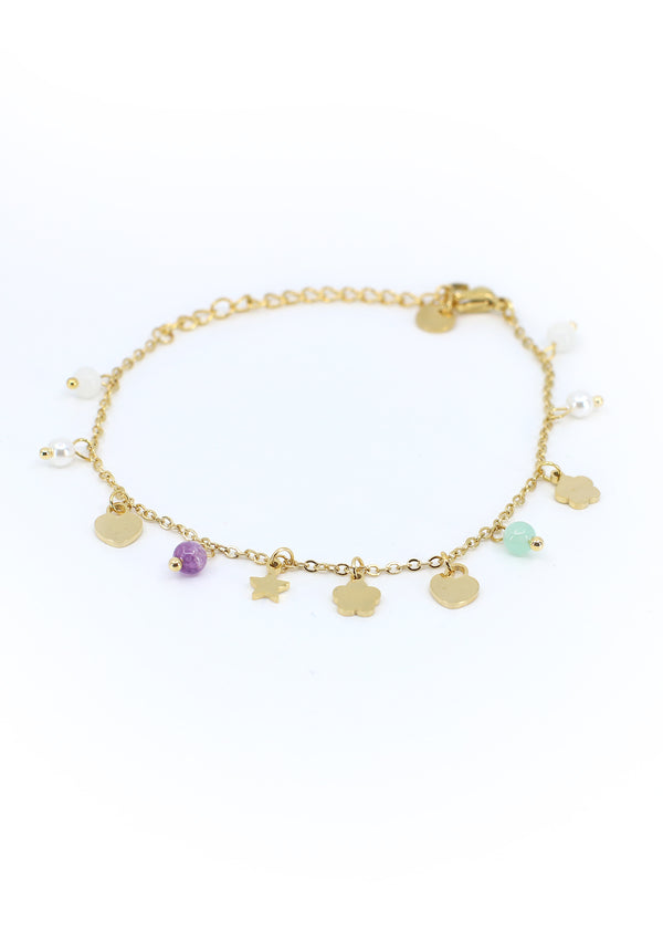 PP1971 Gold Hearts B Pulsera de Mujer