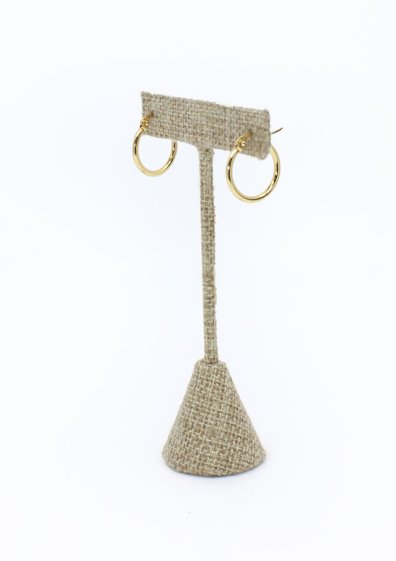 PP-3469 Gold Argollas Pantalla de Mujer
