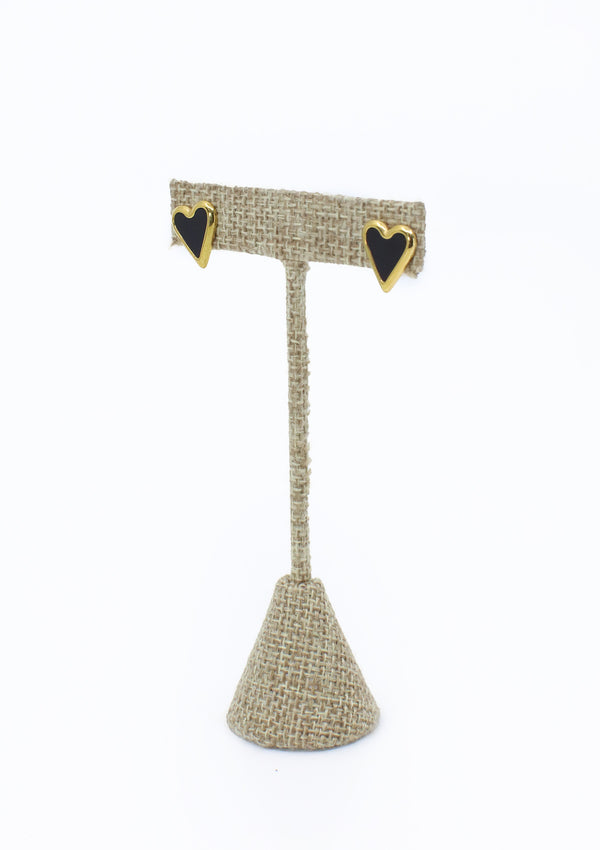 PP-3474-B Black Gold Heart Pantalla de Mujer
