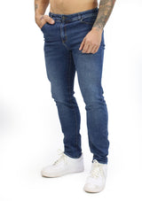 RN-001 Medium Denim Slim Fit Jeans Mens by Renness