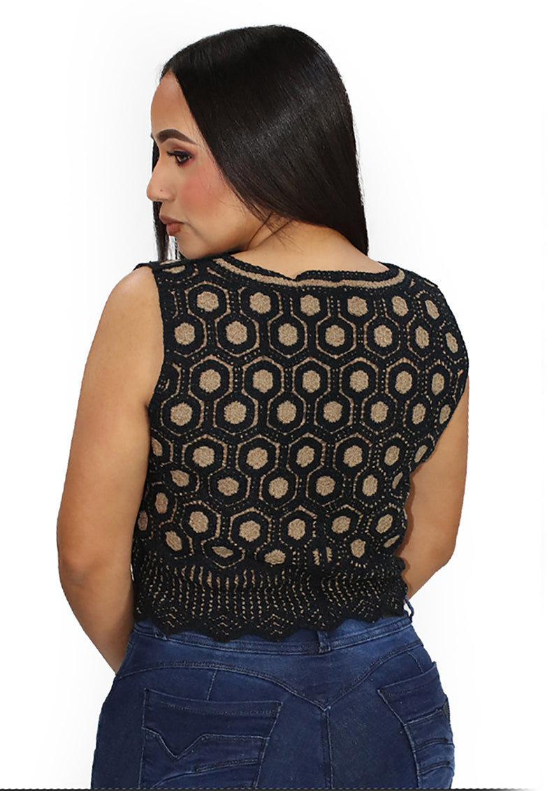 RU-CY-056 Brown Blusa de Mujer