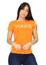 RUJX-329 Vogue Orange Tshirt de Mujer