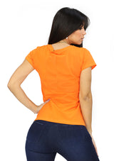 RUJX-329 Vogue Orange Tshirt de Mujer