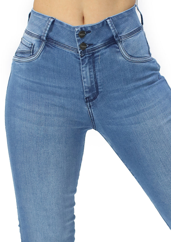 SC-21503 Medium Denim Tobillero Jean by Scarcha