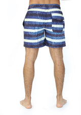 SL-01824 Coral Stripes Swimwear Trunks Men by Surflife Wear