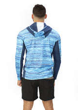 SL-01871 Blue Noise Swimwear Hoodies de Hombre by Surflife
