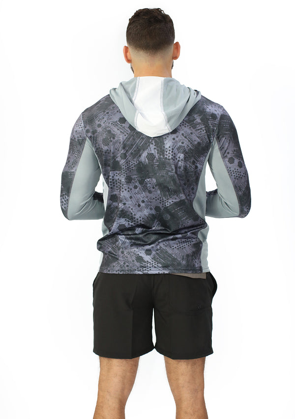 SL-01897 Intense Asphalt Swimwear Hoodies de Hombre by Surflife