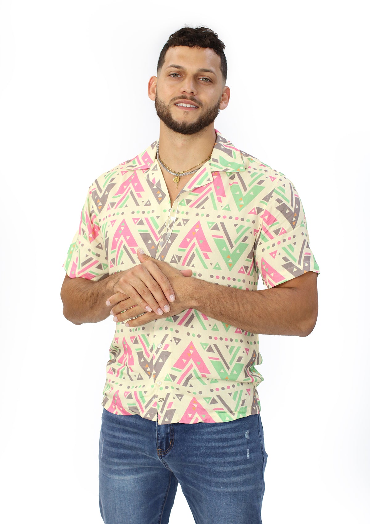 SL-01901 Tribal Shirt de Hombre by Surflife Wear